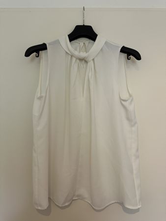 Sommerliche, ärmellose Bluse, weiss, Grösse M, Top Zustand