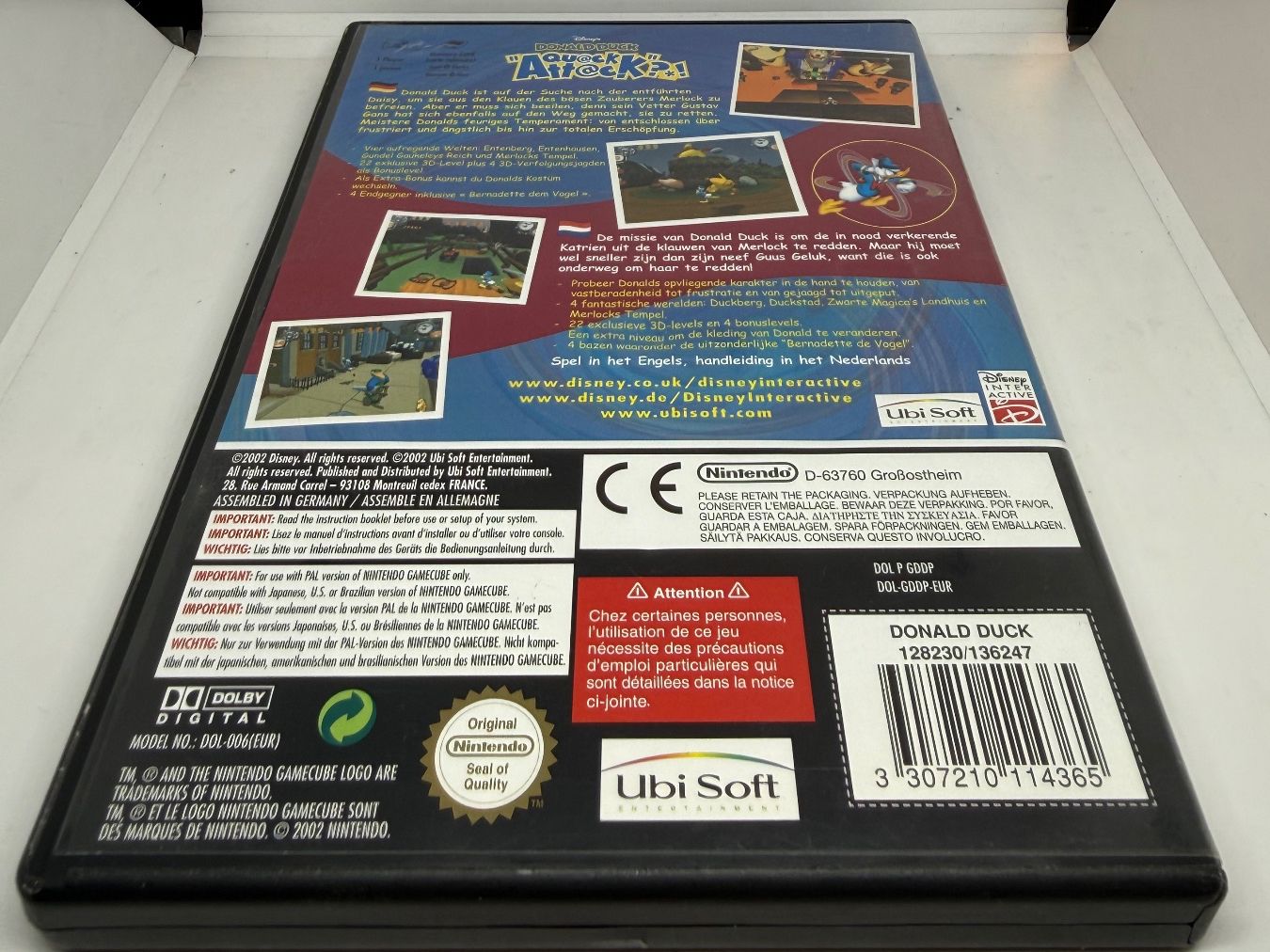 Nintendo Spiele: Donald Duck Quack Attack GameCube PAL – Gebraucht aus Dietlikon von NESFEVER 2