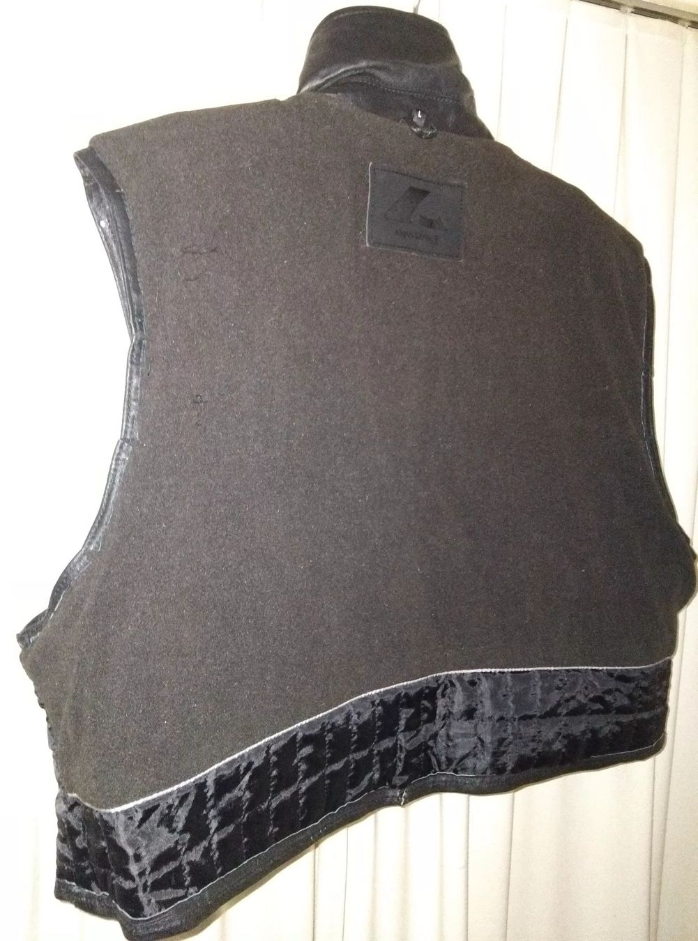 Gilet & Giacche: Schwarze Herren- Lederweste  Gr. L – Nuovo (secondo la descrizione) da Rorschach venduto da kristys 6
