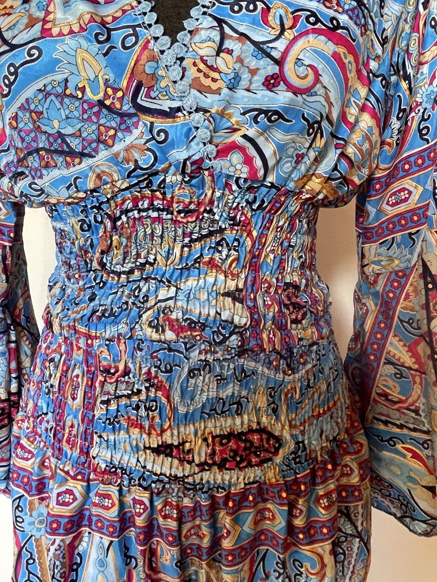 Kleider: Bohobluse mit Hosenrock aus Seide – Neu (gemäss Beschreibung) aus Sigriswil von ck56 7