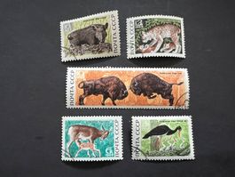 Russia 1969 Mi. 3717/21 Tiere Satz gest. (E1400)