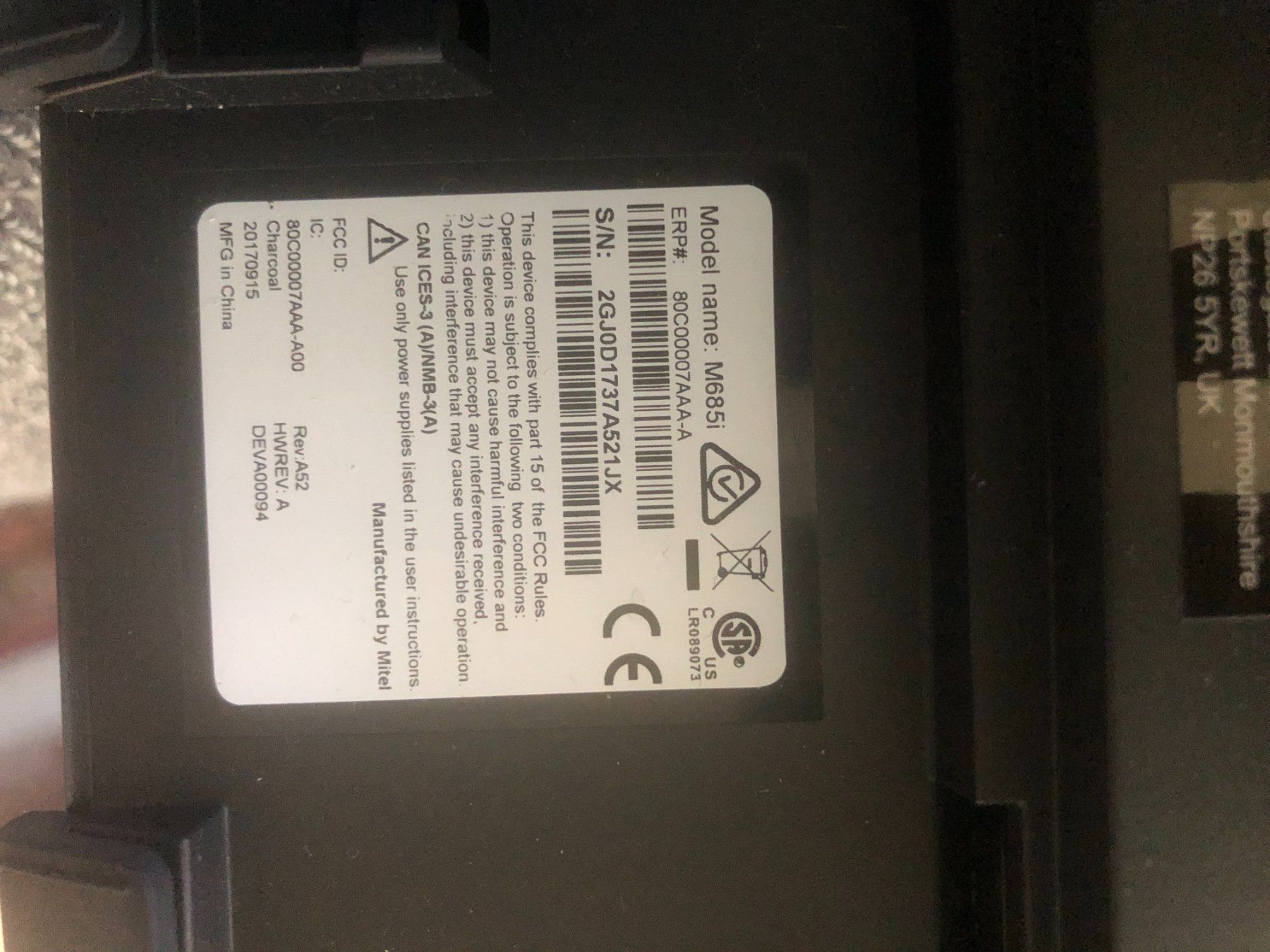 Mitel Telefoni: Mitel 6867i & M685i – Usato da Langwiesen venduto da Ela_Brown 2
