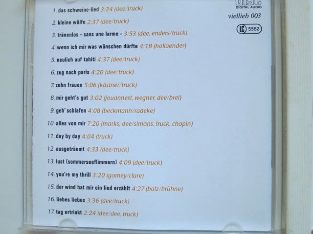 CDs: Georgette Dee & Terry Truck – Gebraucht aus Allschwil von lito4 1