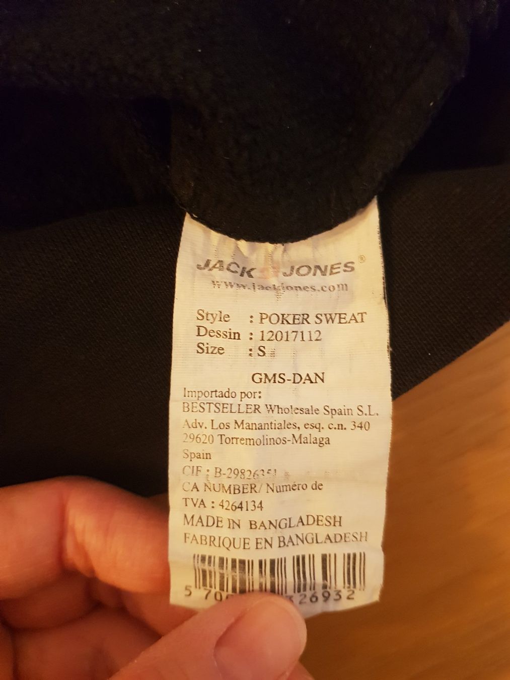 Jack & Jones Maglioni & Felpe: Pullover schwarz, Jack and Jones, Gr. S – Usato da Liestal venduto da corneb 2