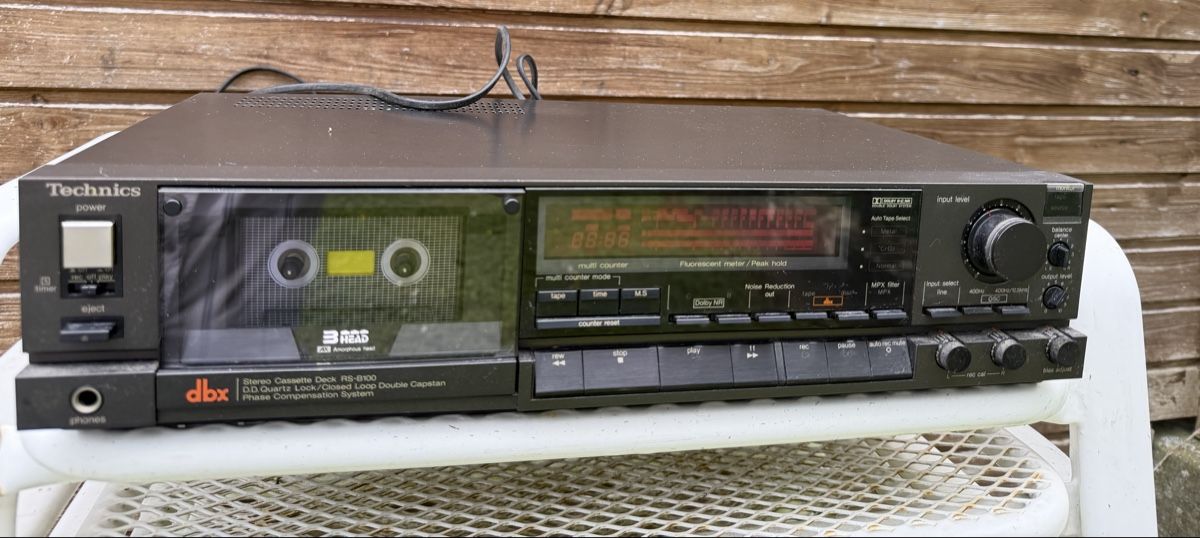 Technics Registratori: Technics RS-B100 Spitzenmodel Kasettendeck  – Difettoso da Trimbach venduto da SABO-61