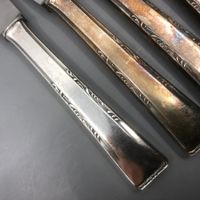 6 Tafelmesser versilbert