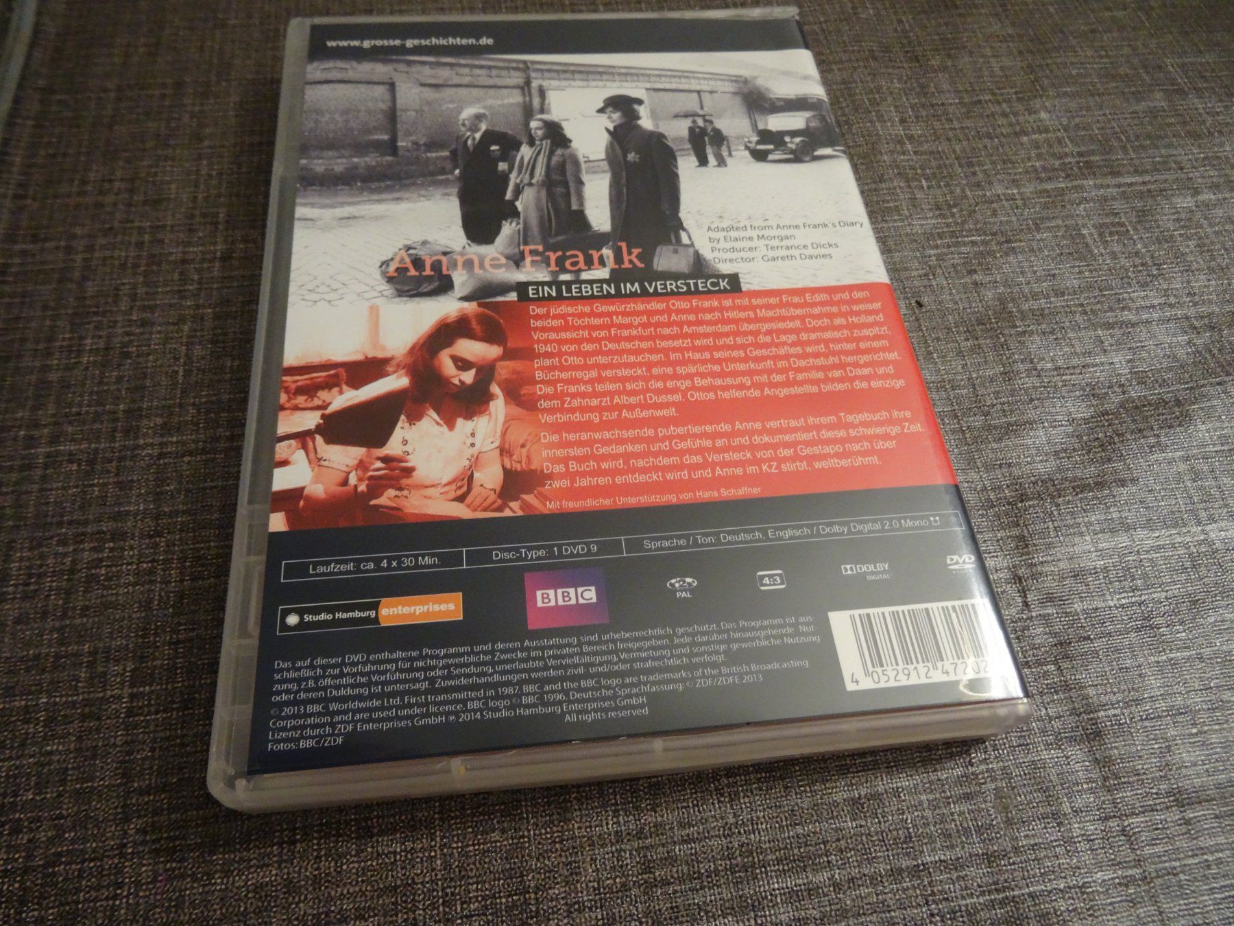 Tutti i DVDs: DVD Das Tagebuch der Anne Frank – Usato da Olten venduto da Disc-Verkauf 2