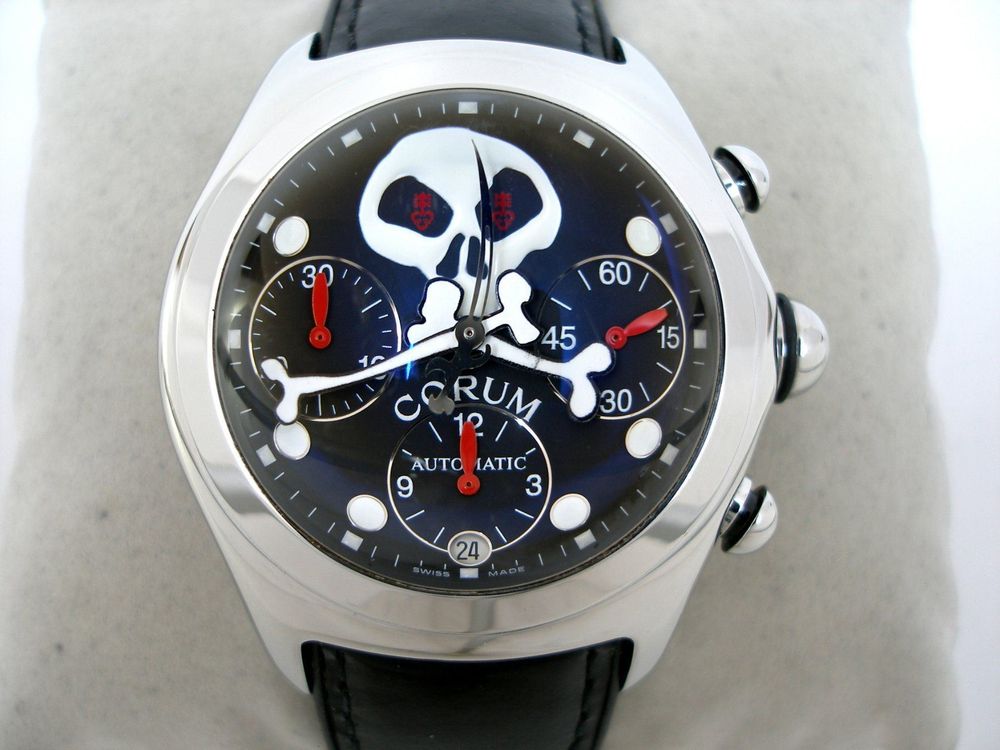 CORUM BUBBLE JOLLY ROGER SKULL CHRONO Acheter sur Ricardo