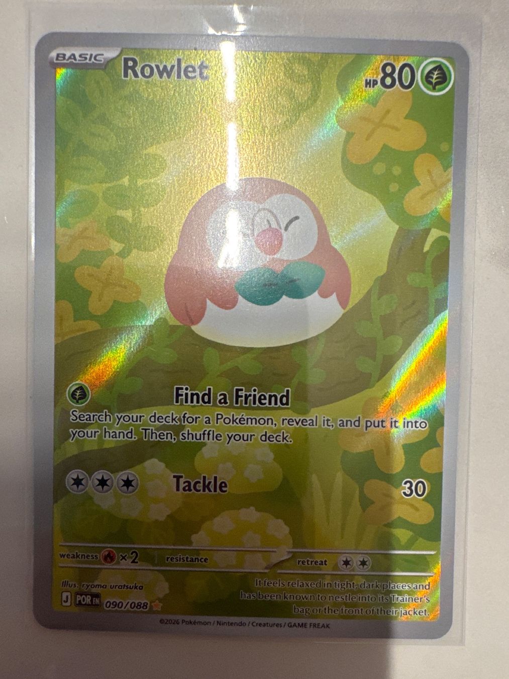 Pokémon Carte collezionabili: Rowlet POR090 EN - Perfect Order – Nuovo (secondo la descrizione) da Wil SG venduto da Prof.Eich