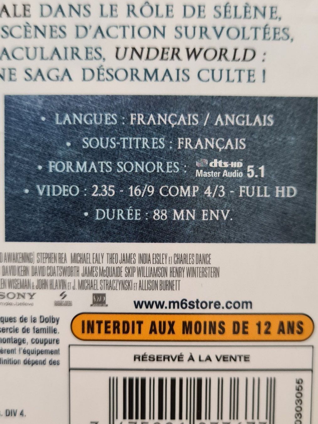 Tous les DVDs: Underworld: Awakening 3D (2 Disk)-Bluray – D'occasion à Carouge GE par Franllo 2