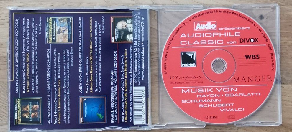 CDs: Audiophile Classic  (CD) – Gebraucht aus Wilen b. Wollerau von morethanmusic 1