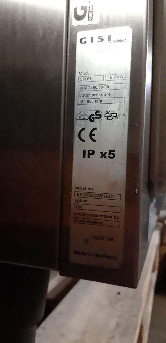 Elettrodomestici da cucina: Rational Steamer #263 – Usato da Wuppenau venduto da Gastro-Wuppenau 3
