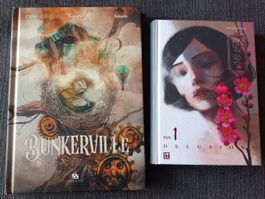 Lot de 2 BD : Bunkerville et Delusion, comme neuf !