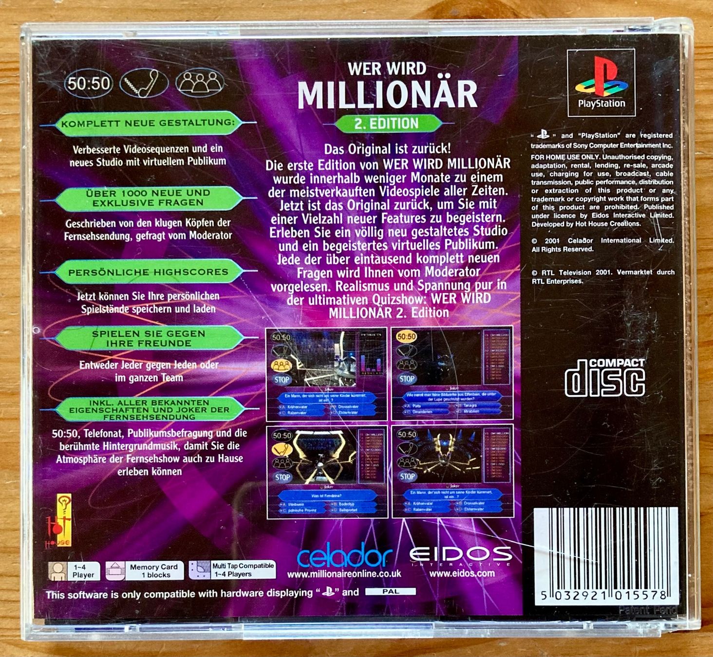 Sony Giochi: Wer wird Millionär 2. Edition - PS1 – Usato da Zürich venduto da Djmotionch 3