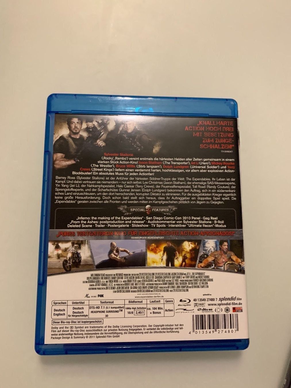 Tutti i DVDs: Blu ray THE Expendables – Usato da Goldach venduto da ztp 2