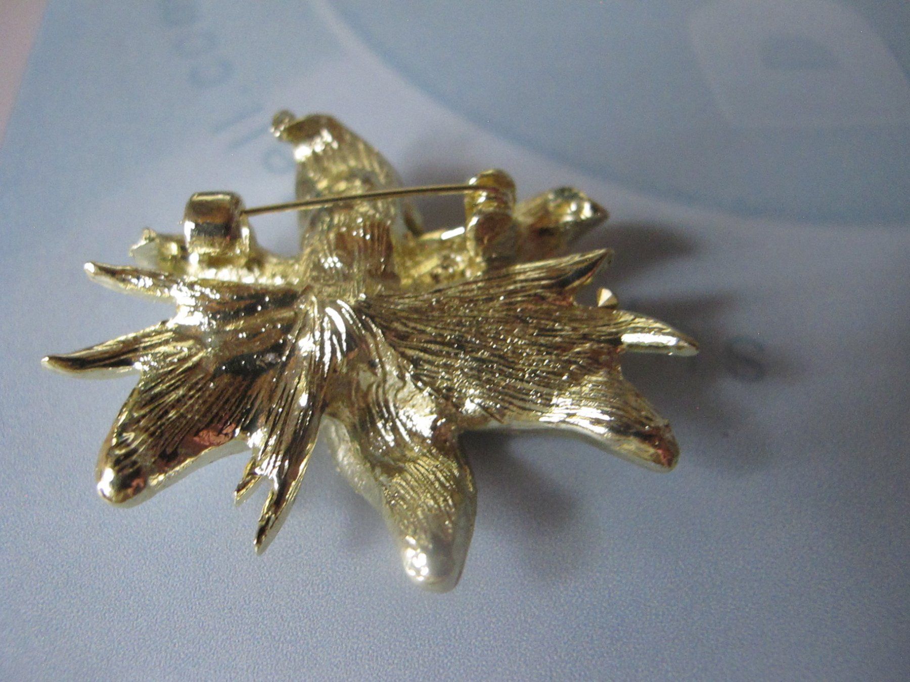 Broschen & Nadeln: Brosche, vergoldet mit Strass - Blumendesign! – Neu (gemäss Beschreibung) aus Löhningen von Chimae67 4