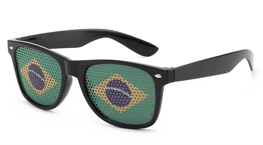 Lunettes & Verres: Brasilien Fan Sonnenbrille  – D'occasion à Biel/Bienne par Bolagol9