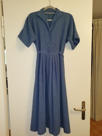 Belted Midi Vintage Shirt Dress 1950s cut