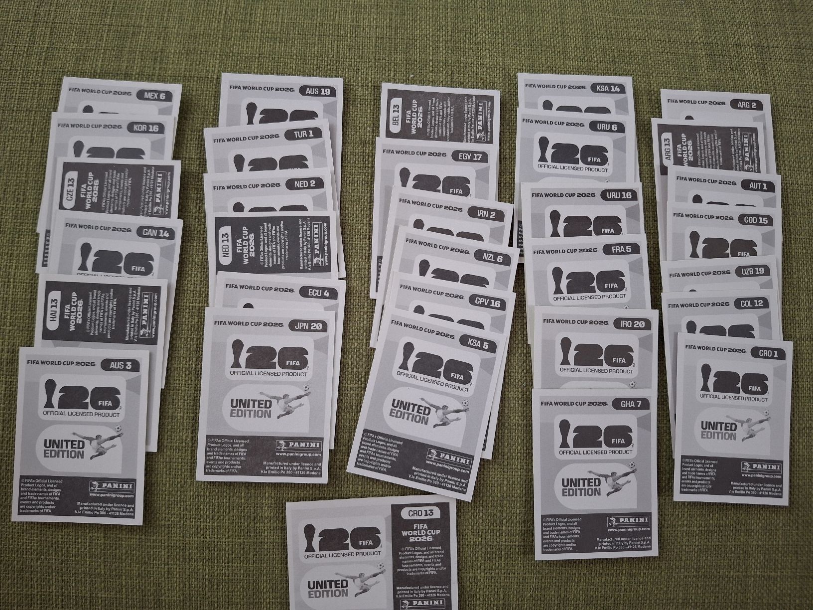 Panini Carte collezionabili: Panini WM 2026 sticker pack,gemischt  – Nuovo (secondo la descrizione) da Herzogenbuchsee venduto da marisav176
