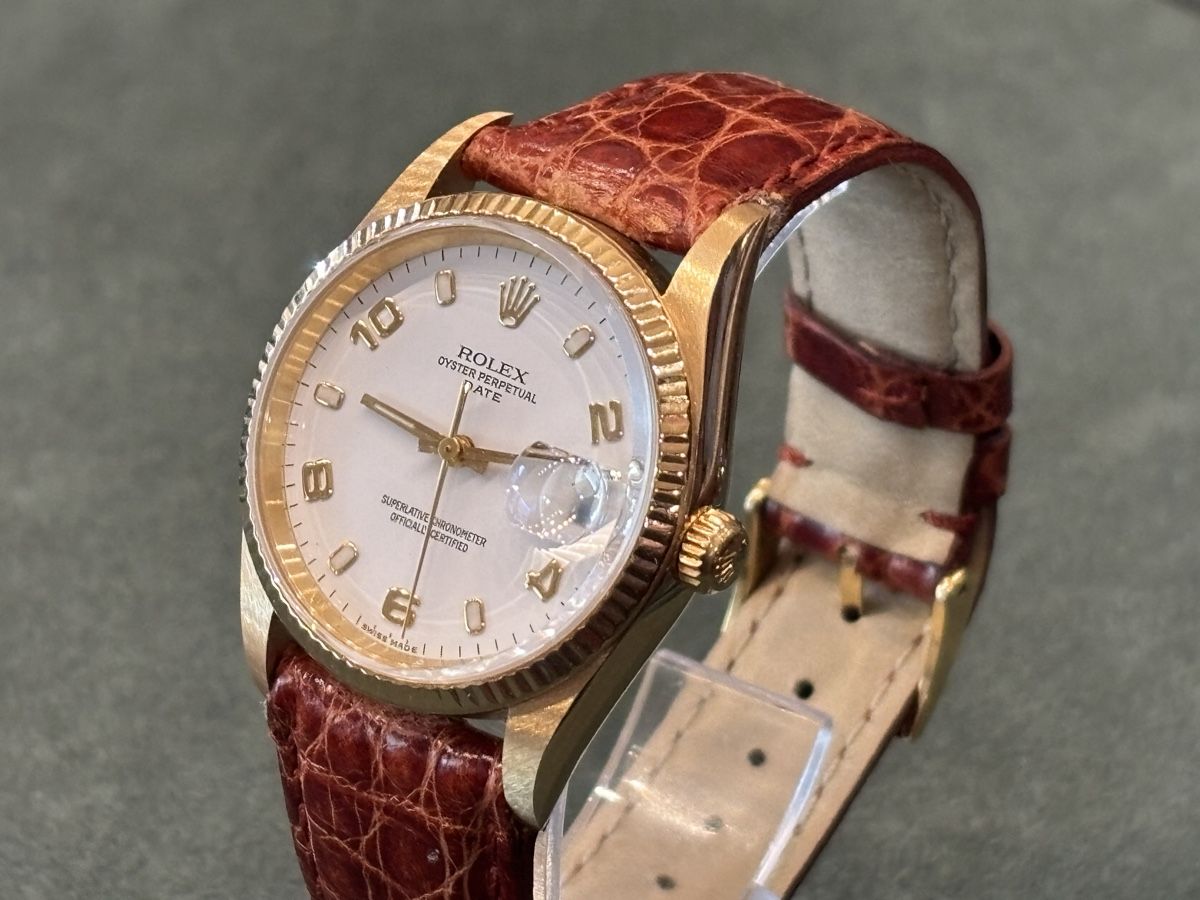 Rolex Uhren: Rolex Date 34mm oro giallo  – Gebraucht aus Mendrisio von TicinoWatchLab 1