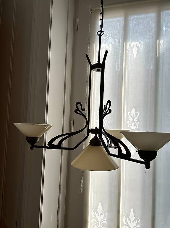 Lustres & lampes de plafonds: Jugendstil / Art Deco Leuchter aus Berlin – D'occasion à St. Gallen par matasurf 2