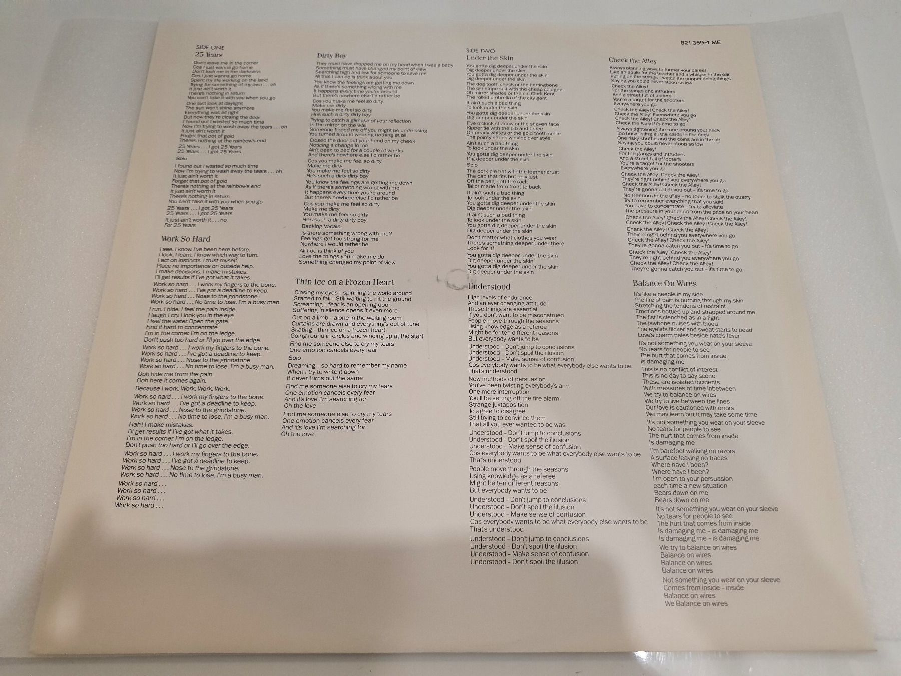 Dischi in vinile: The Catch - Balance On Wires – Usato da Uster venduto da Vinyl-Leidenschaft 3