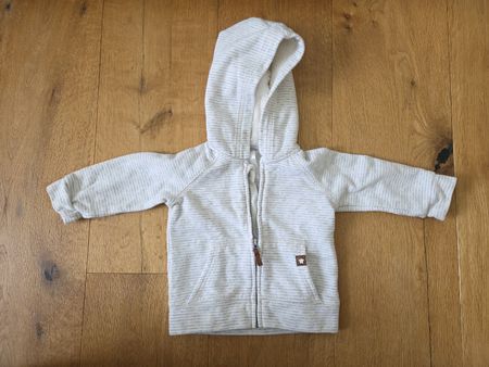 H&M Baby Sweatjacke mit Kapuze, Grösse 68, Babyjacke