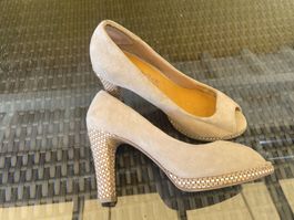 Damen Marco Tozzi Pumps 38 beige