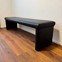 Esstisch Leder Sitzbank 180 x 47 x 48 cm schwarz