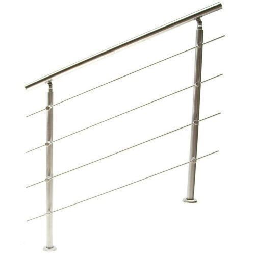 Ringhiere: 57203 - Edelstahl Treppengeländer 80cm - 4 Querstreben – Nuovo e nell'imballaggio originale da Wallenwil venduto da toesstal-vertrieb 4