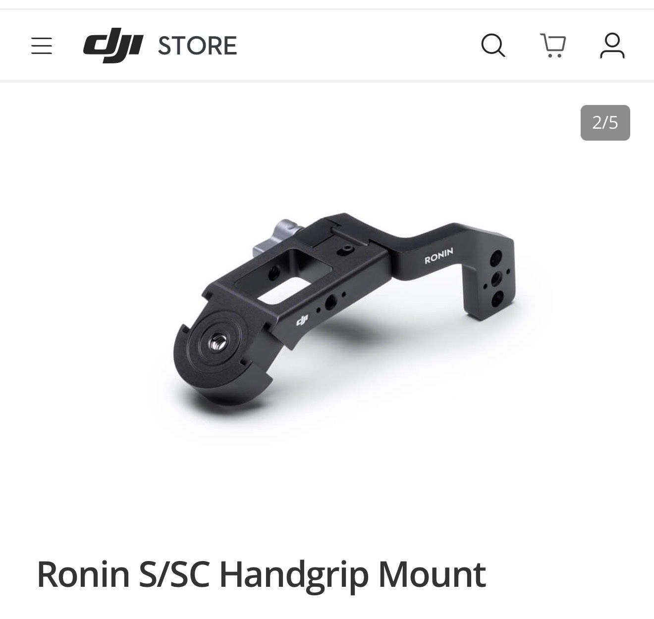 DJI Altri Accessori: DJI Ronin-SC Gimbal inkl. DJI Extra Grip Halter – Usato da Trimbach venduto da Qom 1