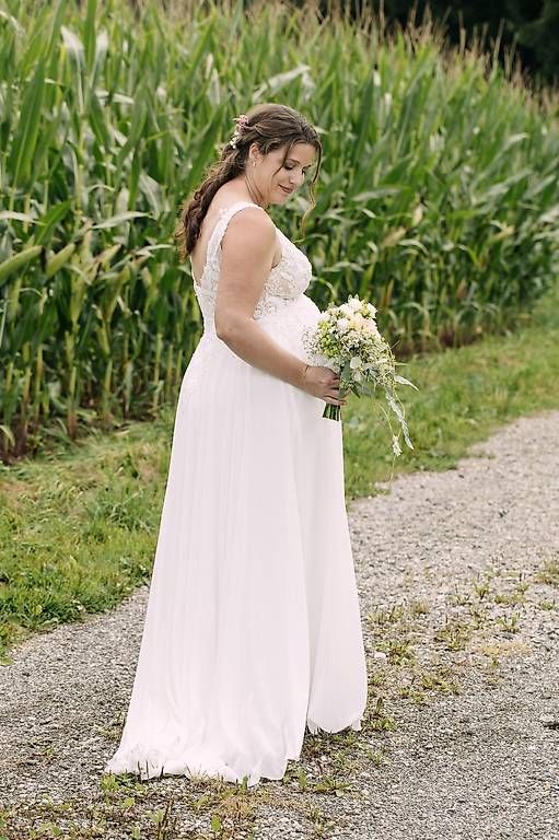 Vestiti: Hochzeitskleid Umstand – Usato da Beinwil (Freiamt) venduto da SchoggiW 1