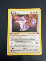 Pokemon Karte Rattfratz 1. Edition