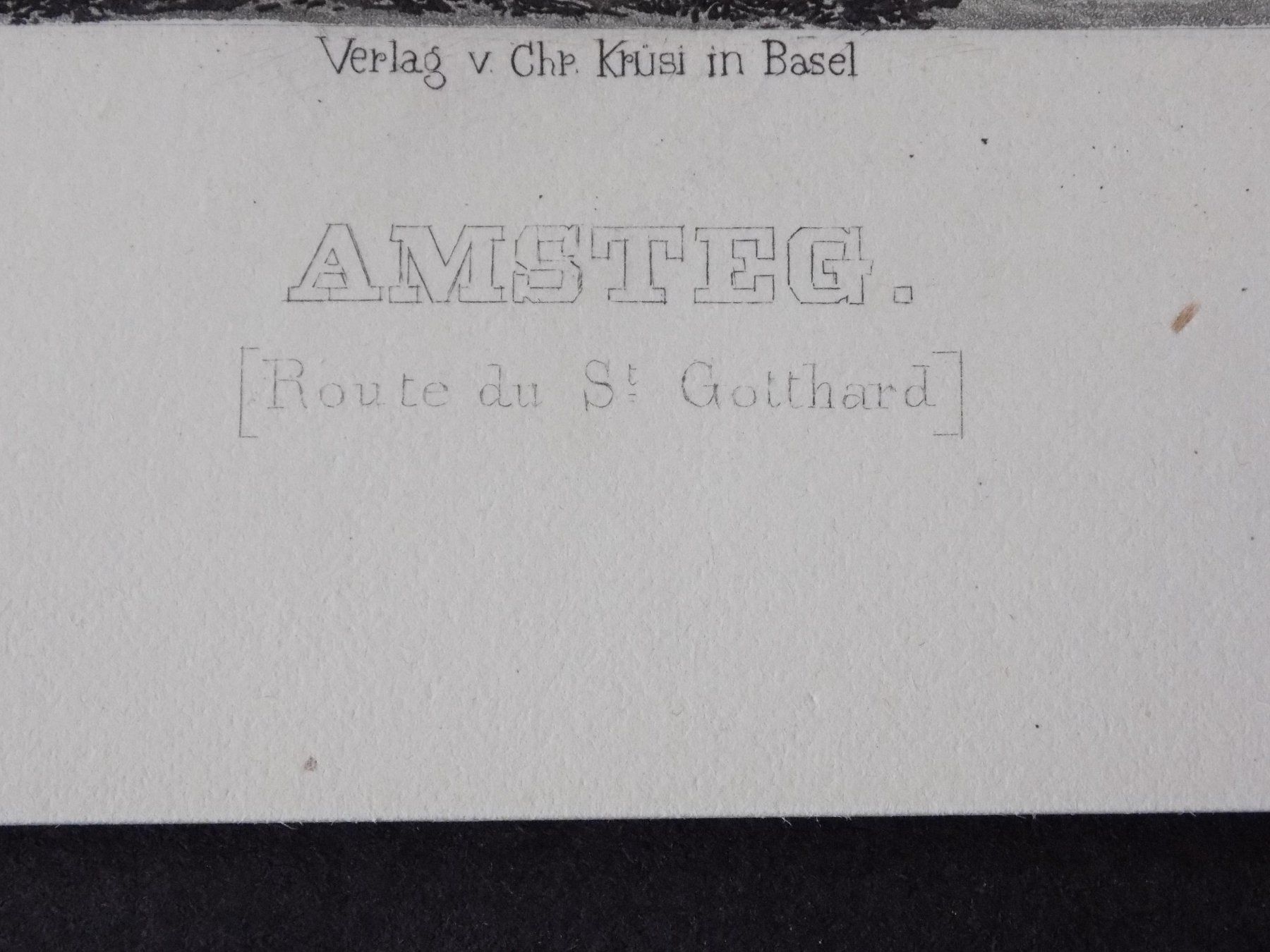 Gravures: Amsteg Uri – D'occasion à Risch par Rischli15 2