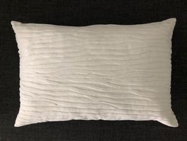 2 Kissen weiss komplett mit Anzug