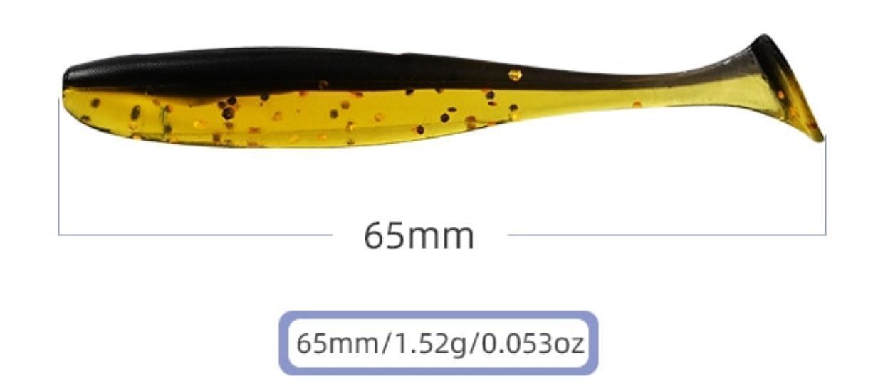 Esche: Easy Shiner fluo. gelb von Meredith - 65 mm – Nuovo e nell'imballaggio originale da Benglen venduto da Hubwig 1