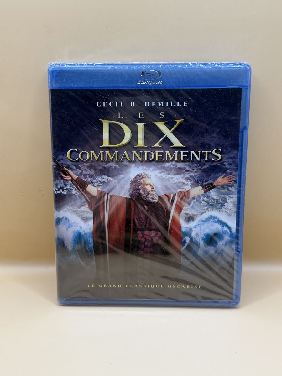 Tutti i DVDs: Les Dix Commandements Blu-Ray Neuf Sous Blister – Nuovo e nell'imballaggio originale da Genève venduto da sho_67qj