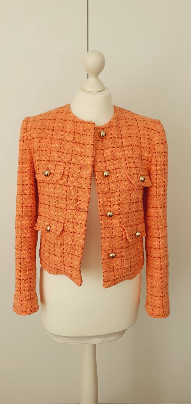 Mango Giacche: Blazer Mango orange/gold Grösse 34 – Usato da Stansstad venduto da InStyle8 5