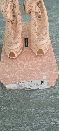 Dolce gabbana Schuhe Stiefeletten GR 37,5 Neue mit Karton