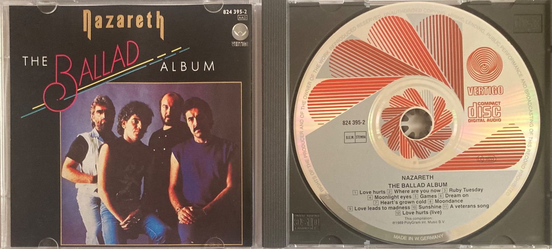 CD: NAZARETH - THE BALLAD ALBUM – Usato da Poliez-Pittet venduto da Newtown-Records 2