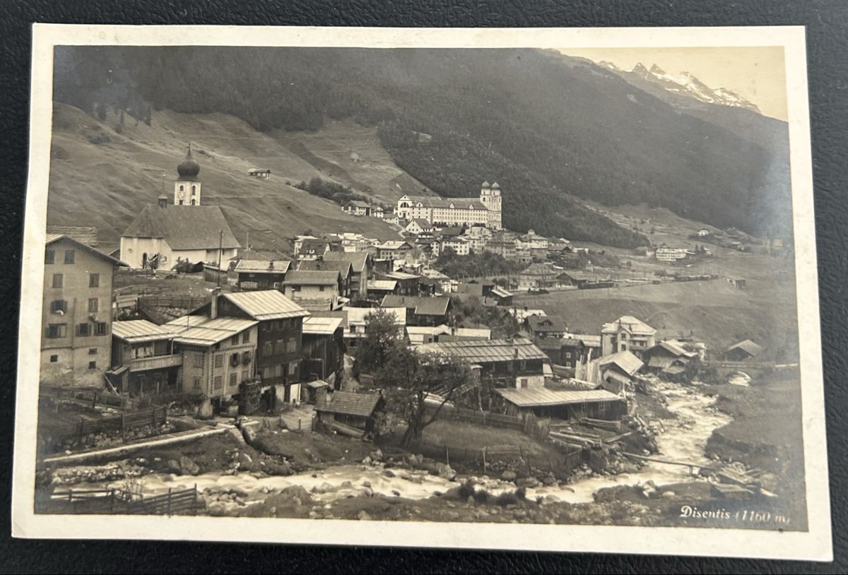 Ansichtskarten: Fotokarte Disentis  – Gebraucht aus Horw von Tellbub