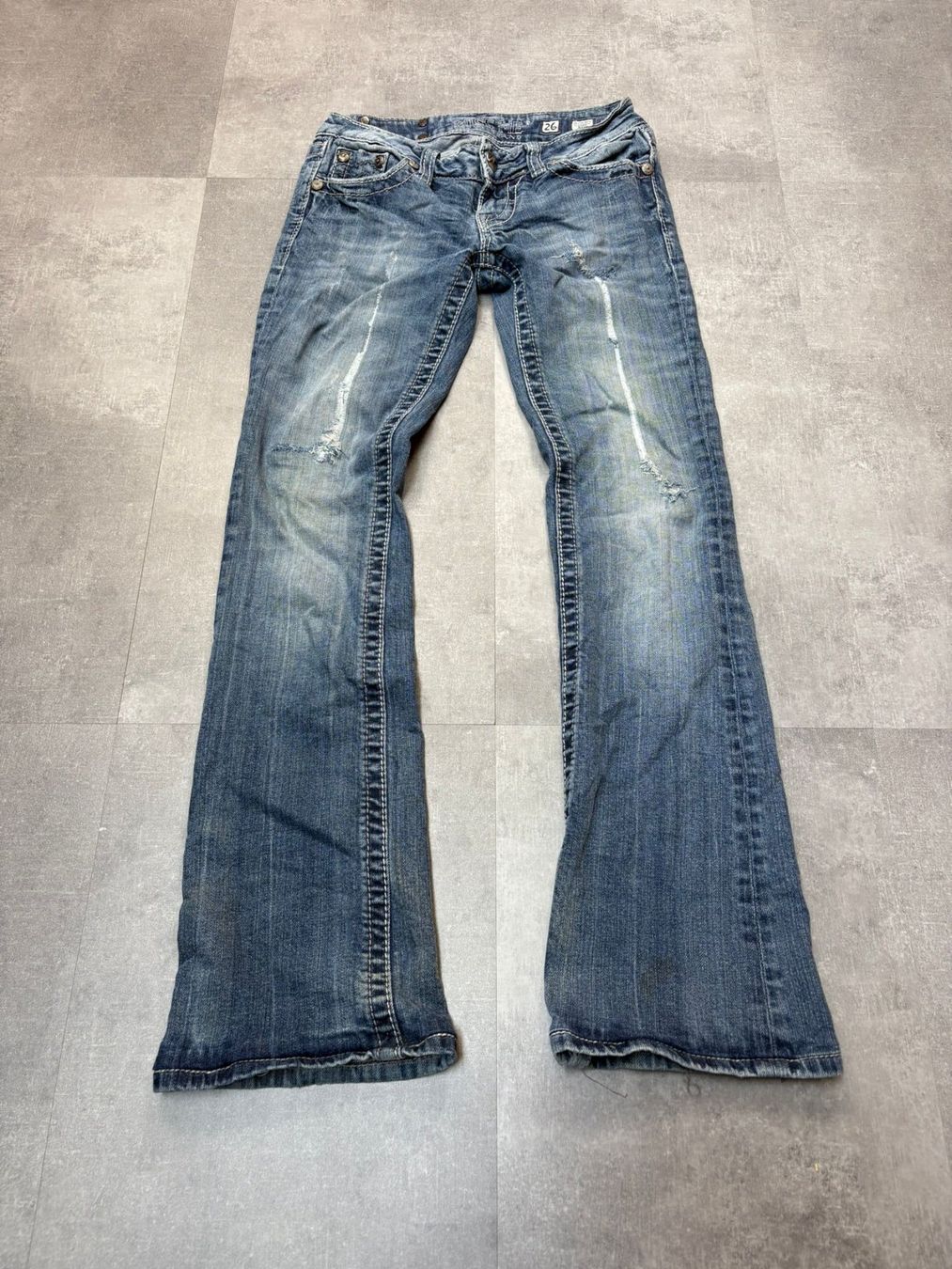 Jeans: Miss Me Bootcut Flared Jeans - Grösse S/26 – Usato da Werdenberg venduto da hase.vintage 2