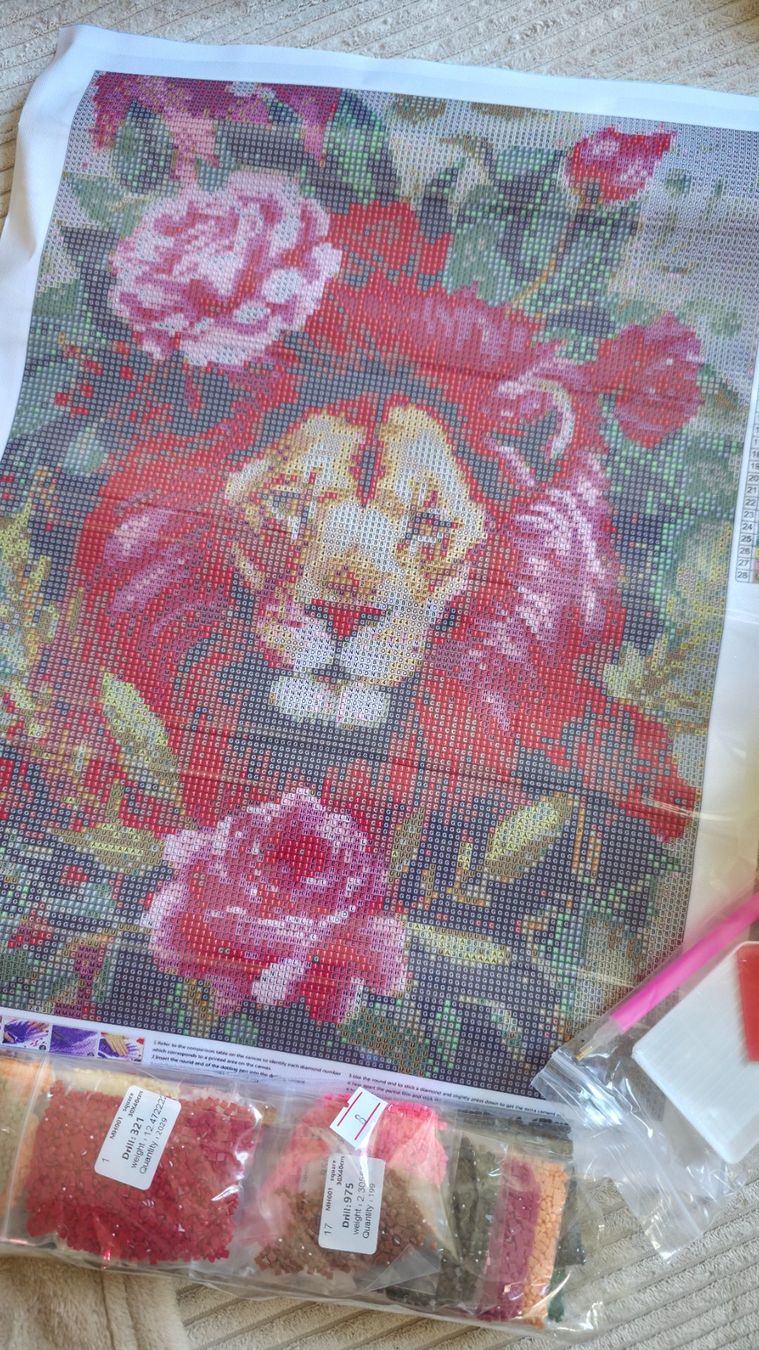 Kit bricolage: Diamond Painting Löwe – Nuovo e nell'imballaggio originale da Erstfeld venduto da Planties 1