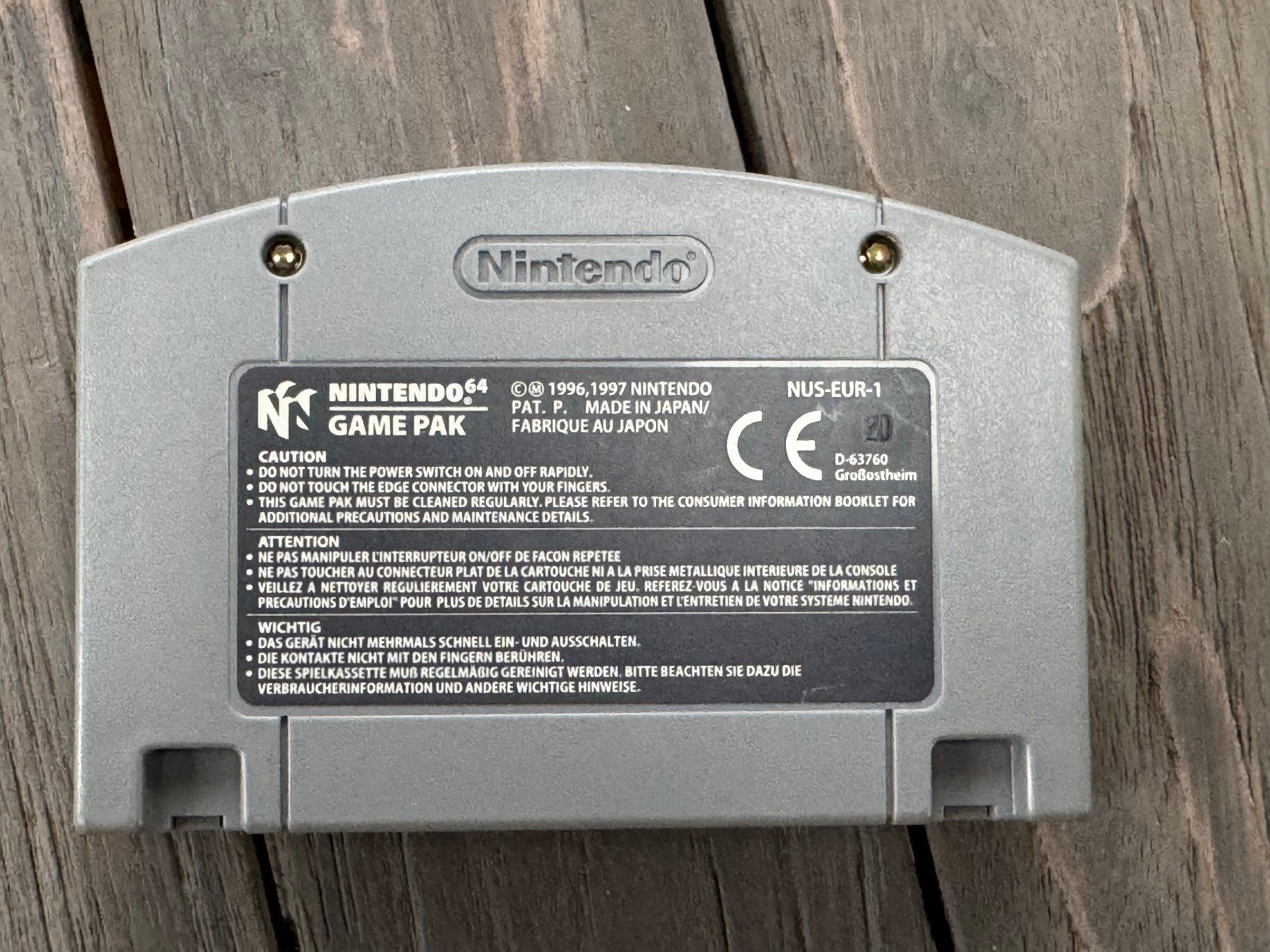 Giochi: Nagano Winter Olympics 98, N64, nur Modul – Usato da Felben-Wellhausen venduto da Oldschool_Games 1
