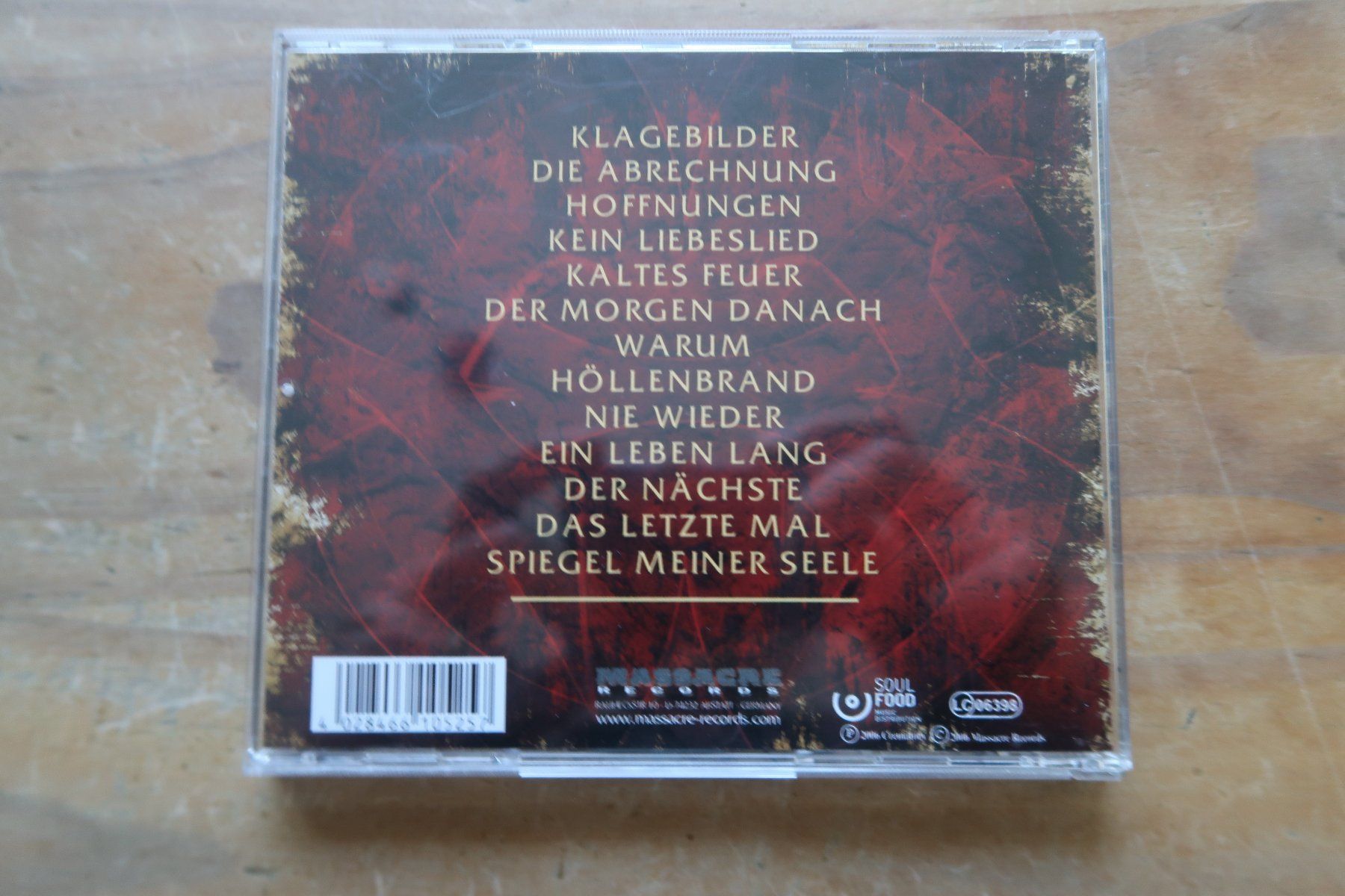 CD: CREMATORY - KLAGEBILDER - CD – Usato da Basel venduto da Patiscat 1
