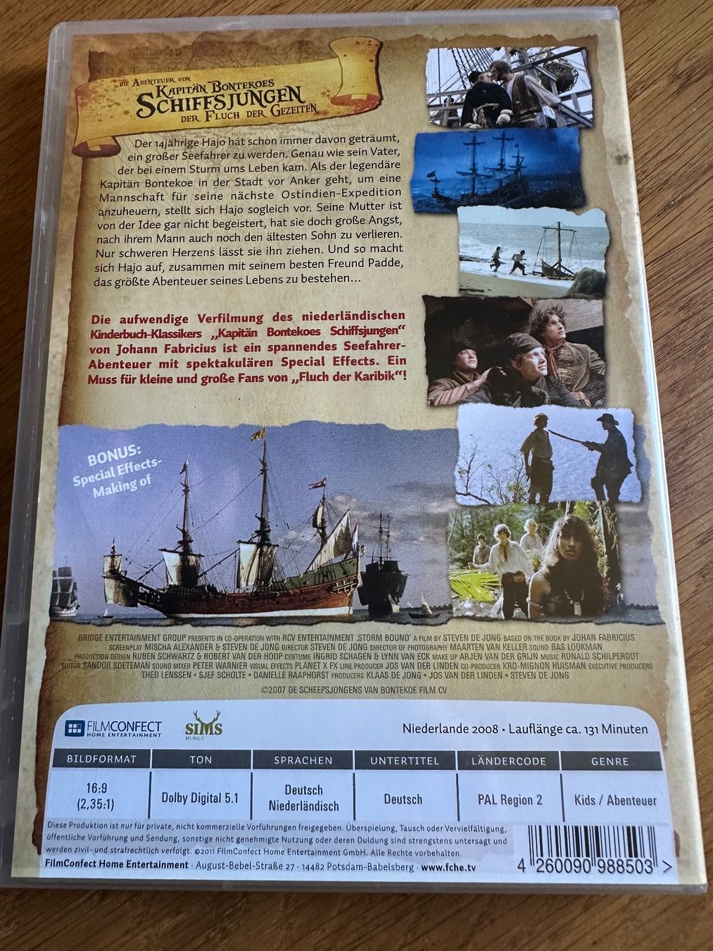 Tutti i DVDs: Schiffsjungen, der Fluch der Gezeiten DVD – Usato da Benken ZH venduto da Audi-erich 1