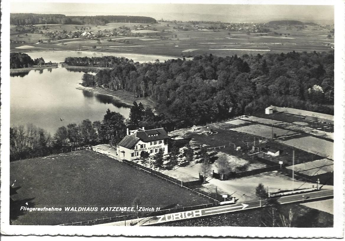 Cartoline postali: AK Katzensee  Flugaufnahme – Usato da Appenzell venduto da mai25