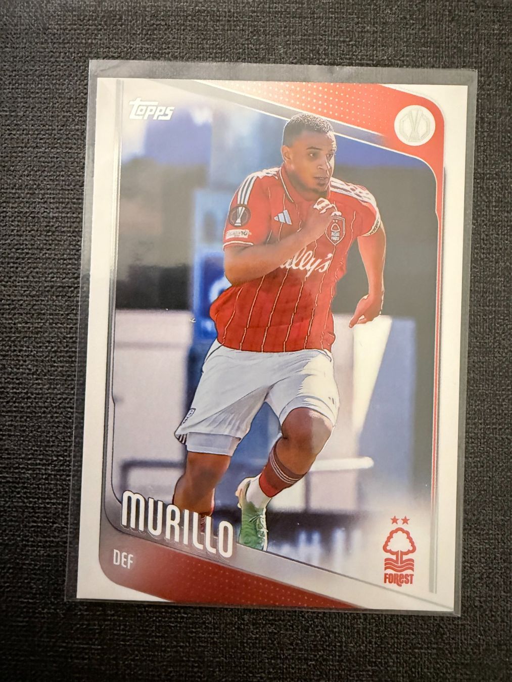 Topps Carte collezionabili: Topps Murillo Nottingham Forest – Usato da Burgdorf venduto da Sports_Cards_3400
