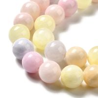 Jade farbig pastell, 4mm, 1 Strang