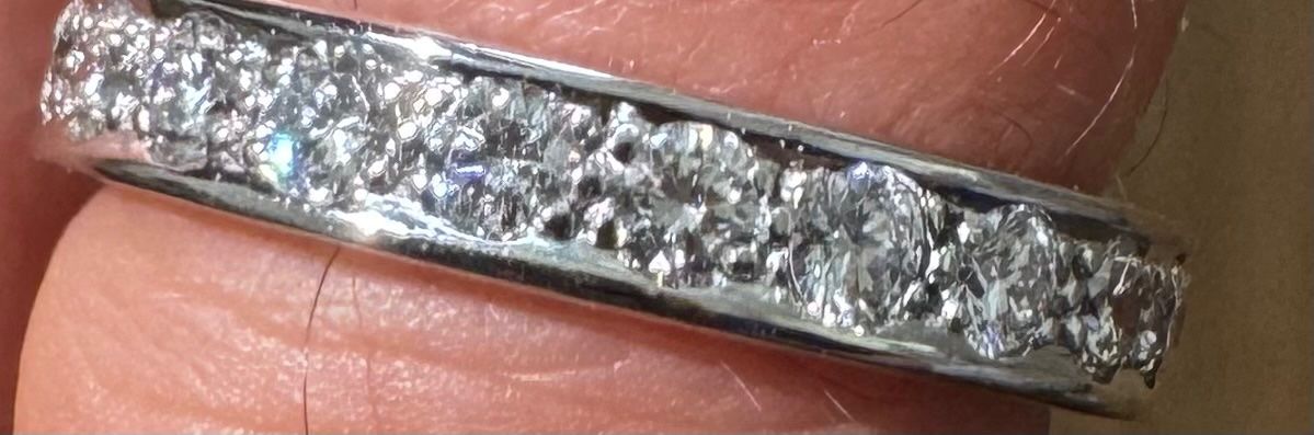 Anelli: Anello oro bianco 18ct com diamanti – Usato da Lugano venduto da inf_v8qm 3